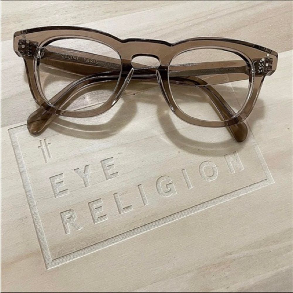 Celine 50049I Transparent Brown Eyewear